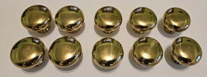 Neu Posten von 10 Massiv Messing Schranktür Schublade Runde Knopfgriffe 1 1/4" x 1 1/8" - Bild 1 von 5