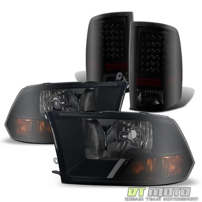 Faros + luces traseras LED Black Smoke 2009-2018 Dodge Ram 1500 2500 3500 Foto 1 de 4