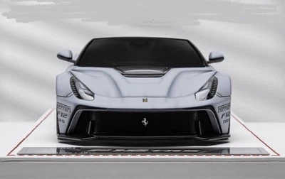 1:18 D&G DAVIS & GIOVANNI FERRARI F12 TRS MATT GRAY DIRT No MR BBR AMALGAM 34/48 - Image 1 of 4