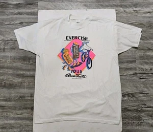 Hersheys Vintage T Shirt Fits Medium Reeses Kiss Exercise Candy Single Stich - Picture 1 of 5