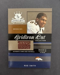 2003 Donruss Gridiron Kings Gridiron Cut Collection /275 Rod Smith #GC-89 - Bild 1 von 2