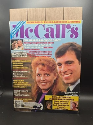 McCall's Magazine June 1986 Prince Andrew, Sarah Ferguson, Sinatra, Bob Hope - Image 1 of 4