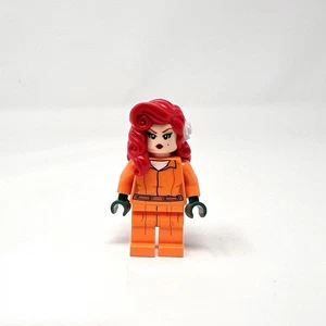 LEGO® POISON IVY MINIGIFURE SH0342 PRISON JUMPSUIT ARKHAM ASYLUM 70912 BATMAN - Picture 1 of 4