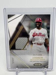 2022 Topps Tier One Andrew McCutchen reliquia certificata /399 (E643) - Foto 1 di 3
