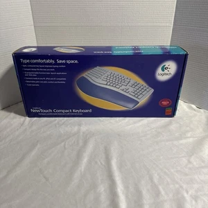 Logitech Newtouch Compact Keyboard PS/2 & AT Keyboard Adapter Included - Picture 1 of 5