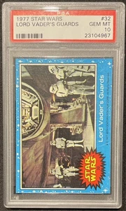 1977 Topps Star Wars Lord Vaders  Guards #32 PSA 10 GEM MINT POP 24 - Picture 1 of 2