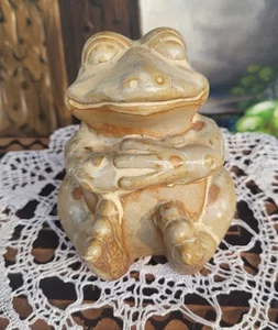 Deco rana cerámica vintage - Imagen 1 de 9