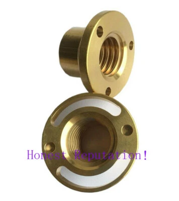 2pc Bridgeport Milling Machine Y Axis Screw Copper Sleeve Wing Nut The Mill Part - Image 1 of 4