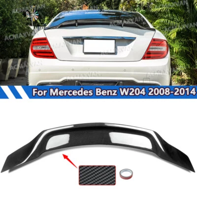 FOR MERCEDES BENZ 08-14 W204 C250 C300 C63 RT STYLE DUCKBILL TRUNK SPOILER WING Foto 1 de 4
