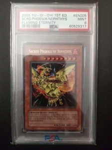 Yu-Gi-Oh! TCG Sacred Phoenix of Nephthys Flaming Eternity FET-EN005 1st Edition - Picture 1 of 10