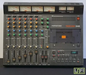 Tascam Portastudio 246 80's 4 Track Multitrack Cassette Tape Recorder - 240V - Picture 1 of 21