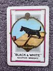 .Swap Playing Cards Beverage Advertising Black And White Scotch Whisky Dogs