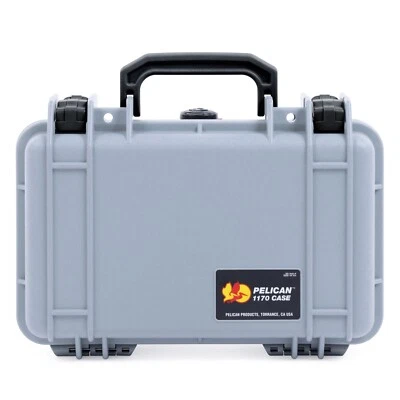 Pelican 1170 Silver & Black case with foam. - Image 1 of 3