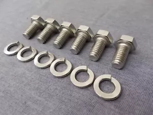 Ford Essex & Kent Crossflow STAINLESS STEEL Hex Head Clutch Mounting Bolts - Picture 1 of 3
