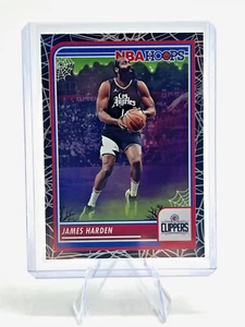 James Harden 2023-24 Panini NBA Haunted Hoops Spider Web Foil Holo #77 - Picture 1 of 2