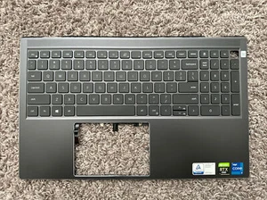 Dell Vostro 15 7510 Palmrest US English Backlit 0XV1DW B13,55 Check Pictures - Afbeelding 1 van 7
