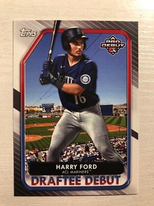 2022 Topps Pro Debut Draftee Debuts Harry Ford ACL Mariners DB-8