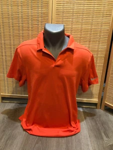Nike Golf SS Men's Polo Shirt Dri-Fit Lightweight Orange Zonal Cooling Small S - Picture 1 of 9