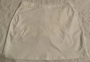 Nike Dri-Fit Golf Skort Skirt White Stretch Fabric Women's Size 8 - Bild 1 von 9
