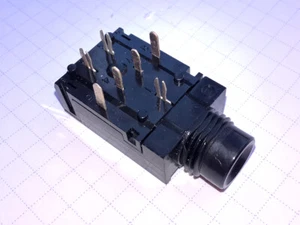 Presa jack stereo 6,3 mm (senza rondelle, dado) Hosiden HLJ4306-01-30 lotto-4 pezzi - Foto 1 di 5