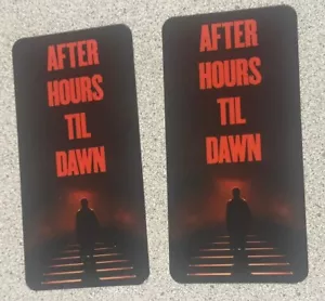 The Weekend Collector Tickets X 2. After Hours Til Dawn Tour. - Picture 1 of 2
