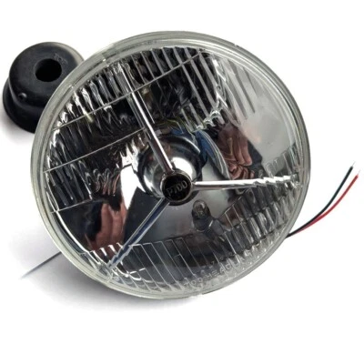 P700 Headlight Single 7" Tripod H4 Halogen Headlamp Conversion + Sidelight RHD - Image 1 of 4
