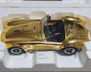 Unreleased Kyosho 1/18 Shelby Cobra 427 S/C Gold Plated Ultra Rare Model Car - Picture 1 of 5