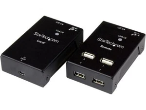 StarTech.com USB2004EXTV 4-port USB 2.0-over-Cat5-or-Cat6 extender - up to 165ft - Picture 1 of 5