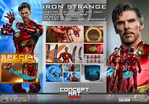 Iron Strange 1/6th Scale Special Edition Figure (2021) Hot Toys New MMS606 D41 - Picture 1 of 5