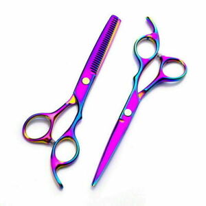 6.5'' Hairdressing Scissors Salon Barber Hair Cutting Thinning Set Professional