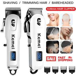 Profi Haarschneidemaschine Trimmer Rasierer Haarschneidemaschine Schneiden Bart Akku Friseur - Bild 1 von 26