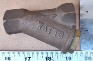Watts 1/4" Copper Brass Strainer - Picture 1 of 7