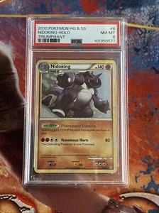Nidoking 6/102 HGSS Triumphant Holo PSA 8 NM-MT Pokemon Karte - Bild 1 von 2