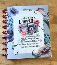 Life is Like a Camera Cover Set for use with the Classic Happy Planner