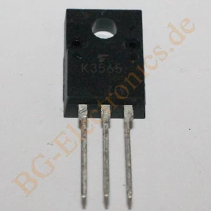 2 x 2SK3565 TRANS MOSFET N-CH 900V 5A Toshiba TO-220F 2pcs - Bild 1 von 1