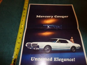 1967 MERCURY COUGAR SALES BROCHURE / FOLDER ORIGINAL DEALERSHIP ITEM! - Picture 1 of 4
