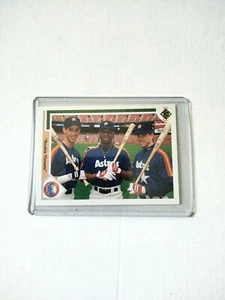 Jeff Bagwell, Rhodes, Gonzalez RC 1991 Upper Deck Rookie Threats #702🇺🇲⚾ - Bild 1 von 2