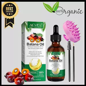 Batana Oil for Hair Growth 2.02 Fl Oz with Scalp Massage, 100% Pure Batana Essen - Picture 1 of 24