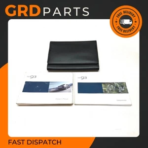 SAAB 93 9-3 2003-2008 OWNERS MANUAL HANDBOOK USER GUIDE & LEATHER WALLET 2006 - Picture 1 of 4