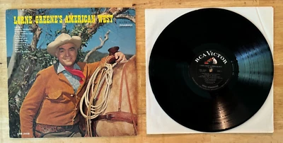 33 12" LP TV SOUNDTRACK BONANZA LORNE GREENE AMERICAN WEST PROMO - Image 1 of 2