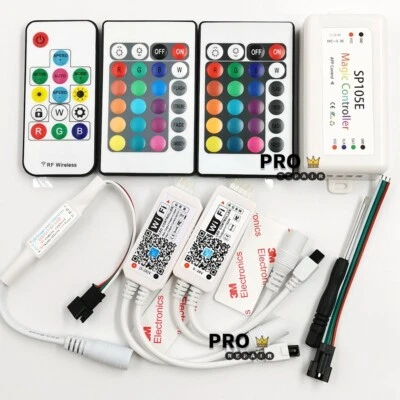 SP103E SP105E RGB WiFi Remote Controller For LED Strip 5050 WS2811 WS2812B - Image 1 of 4