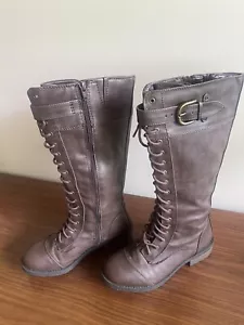 White Mountain Womens Size 6 Leather Lace-up Boots Shoes - Picture 1 of 6