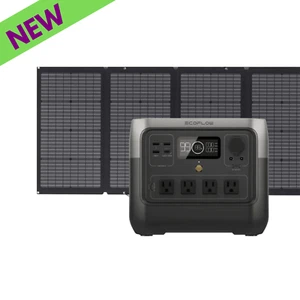 EcoFlow River 2 Pro With 110W Solar Panel 768Wh Durable IP68 Waterproof New - Picture 1 of 8