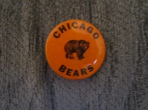 Prendedor vintage de los Chicago Bears años 40/50-1 y 3/4"-BONITO - Imagen 1 de 2