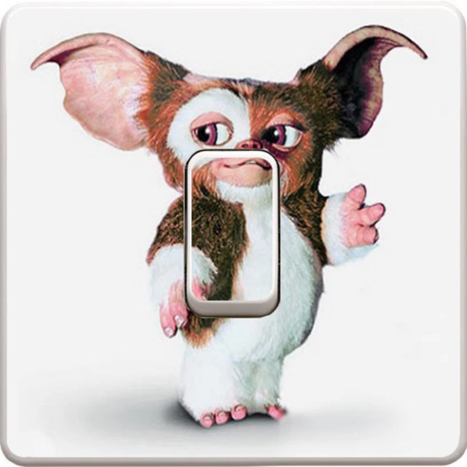 Gremlins Gizmo Horror Light Switch Vinyl Sticker Decal Skin, Kids Bedroom #292 - Image 1 of 1