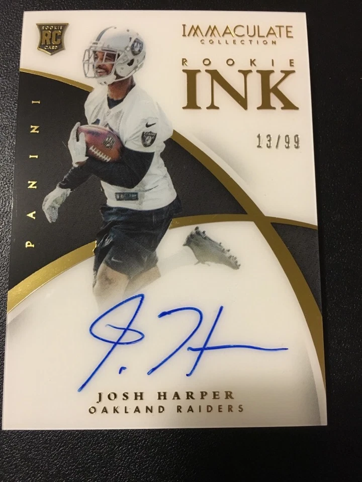 2015 Immaculate Josh Harper Rookie INK /99 - Image 1 of 1