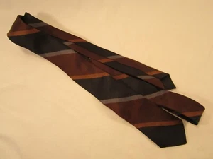 Vintage Men's Tie 2"X54" VAN HEUSEN Blue Gold Bergundy [A5c4] - Picture 1 of 2