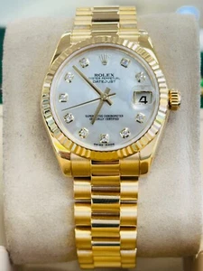 Rolex Datejust 31mm 178278 Factory Mother Of Pearl Diamond Dial Watch BOX/PAPERS - Picture 1 of 11