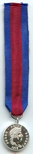Hanoverian Waterloo Medal 1815 Miniature Medal . - Picture 1 of 2