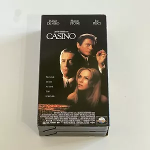 Casino VHS 1995 Robert De Niro Joe Pesci 2 Tape Set - Foto 1 di 7